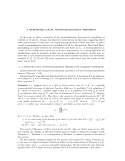 A STRONGER LOCAL MONOMIALIZATION THEOREM In this note