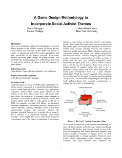 A Game Design Methodology to Incorporate Social