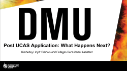 Post UCAS Application: What Happens Next?