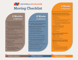 Moving Chec list - ReferralExchange