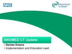 Introduction to SNOMED CT and Subsets