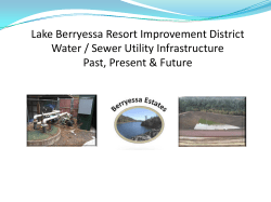 Lake Berryessa Resort Improvement District Water / Sewer Utility