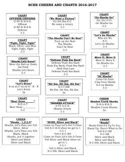 schs cheers and chants 2016-2017
