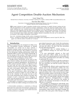 Agent Competition Double
