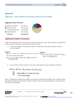 Grade 4 Mathematics Module 7, Topic B, Lesson 8
