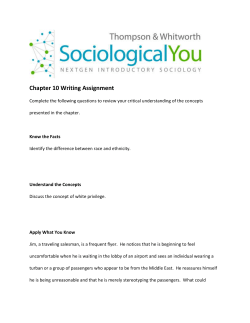 Chapter 10 Writing Assignment