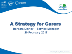 A Strategy for Carers