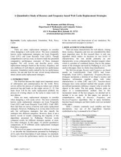 A Quantitative Study of Recency and Frequency
