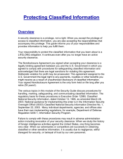 Protecting - Office of Research Security