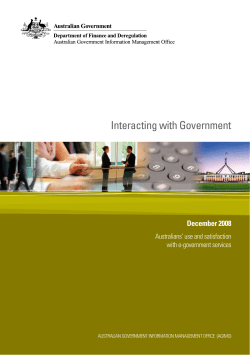 Interacting with Government