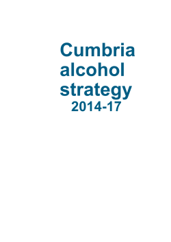 Cumbria alcohol strategy