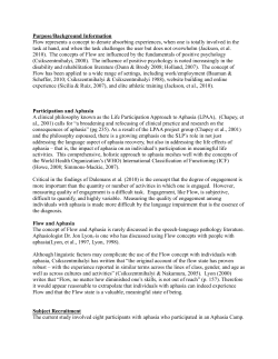 Purpose/Background Information Flow represents a concept to