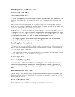 2016 Olympic Games Flash Quotes 8.13.16