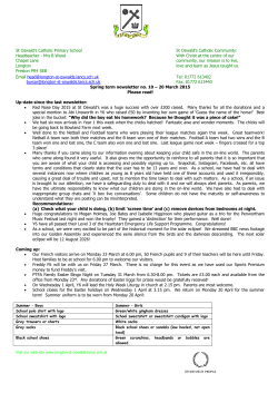 Longton love and learn as Jesus taught us.