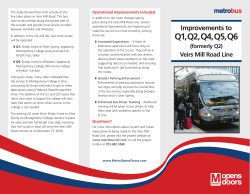 Q1,Q2,Q4,Q5,Q6 - Metrobus Studies