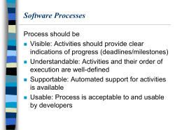 Software Processes