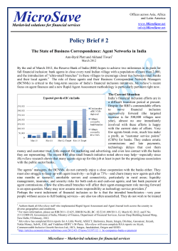 The State of Business Correspondence: Agent