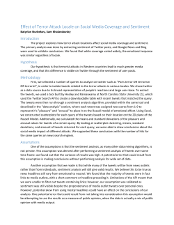 Effect of Terror Attack Locale on Social Media Coverage and