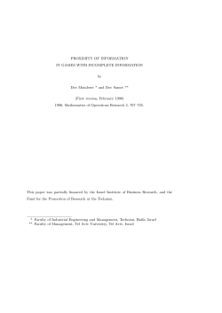 Proximity of information in games with incomplete