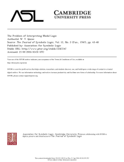 The Problem of Interpreting Modal Logic