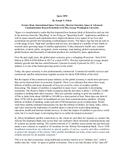 Space Applications - McGill University