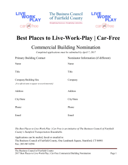 Best Places to Live-Work-Play | Car-Free
