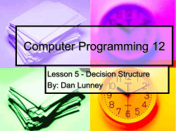 Computer Programming 12