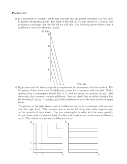 Problem 2.1 a) It is reasonable to assume that $5 bills and $20 bills