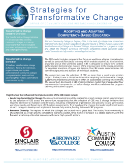 Strategies for Transformative Change