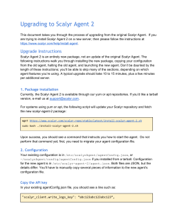 Migrating from Scalyr Agent Classic