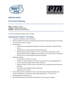 Erin Adero called the meeting to order at 7:02pm