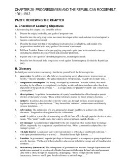 A. Checklist of Learning Objectives