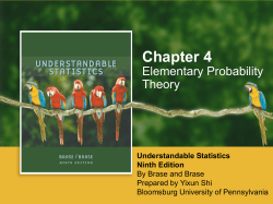 Elementary Probability Theory - Montgomery College Student Web