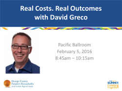 Real Costs. Real Outcomes with David Greco