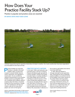 How Does Your Practice Facility Stack Up?