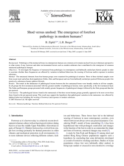 The Foot - ScienceDirect.com