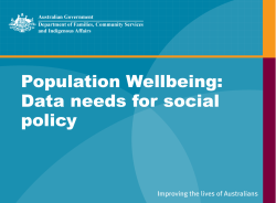 FaCSIA Presentation, 8-6