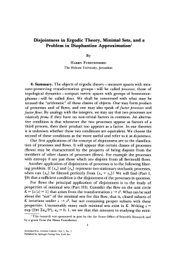 Disjointness in ergodic theory, minimal sets, and a problem in