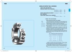 angular contact ball bearings