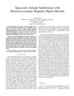 Spacecraft Attitude Stabilization with Piecewise