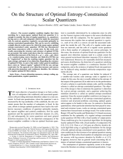 On the structure of optimal entropy