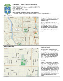 Santos FC - Home Field Location Map