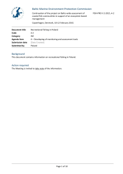 Recreational fishing in Poland