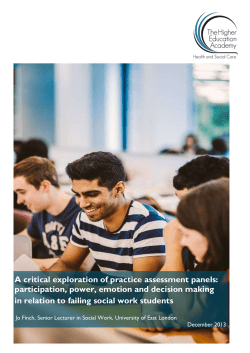 Failing social work students