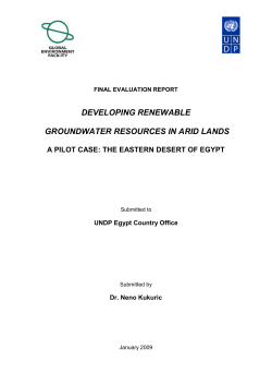 Final Evaluation - Global Environment Facility