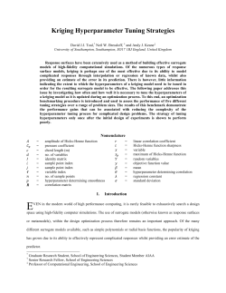 Kriging Hyperparameter Tuning Strategies