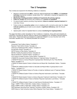 Tier 2 PN Templates for Community and Nontransient