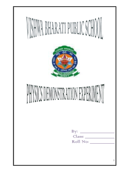 Demonstration File XII - Vishwa Bharti Public School
