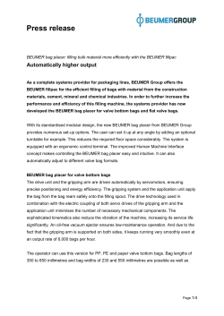Press release - BEUMER Group
