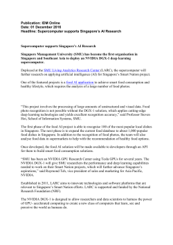 IDM Online Date: 01 December 2016 Headline: Supercomputer